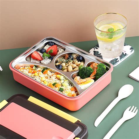 airtight stainless steel bento lunch box|304 stainless steel lunch box.